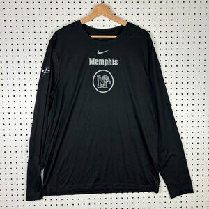 1 Cent Memphis Tigers Shirt Large Basketball‎ Long Sleeve Black Penny Hardaway